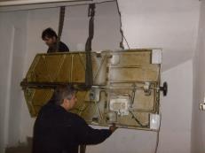 85 cm aybakar&#305;n bodrum kata indirilmesi.