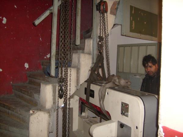 85 cm aybakarın bodrum kata indirilmesi.