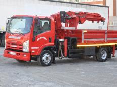 Isuzu npr10 5 tonluk kama vinç