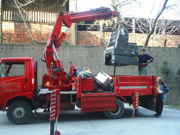 GTO Taşınması vinç ile.