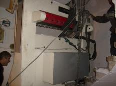 85 cm aybakar&#305;n bodrum kata indirilmesi.