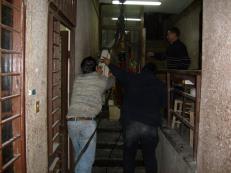 Ca&#287;o&#287;lunda bodrum kattan makina &#231;&#305;kar&#305;lmas&#305;.