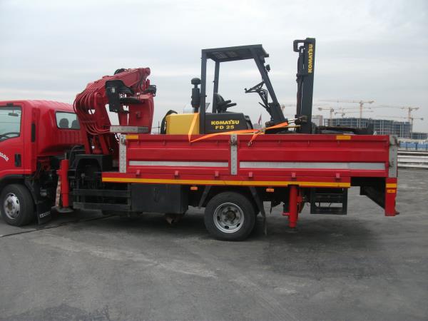 2.5 ton forklift taşıması.